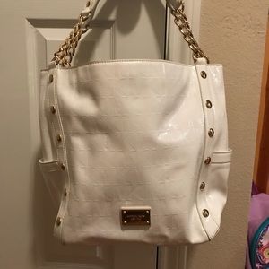 White Michael Kors Tote